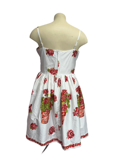 RETROSPECTD - CINDY FLOWER POTS DRESS sz 18