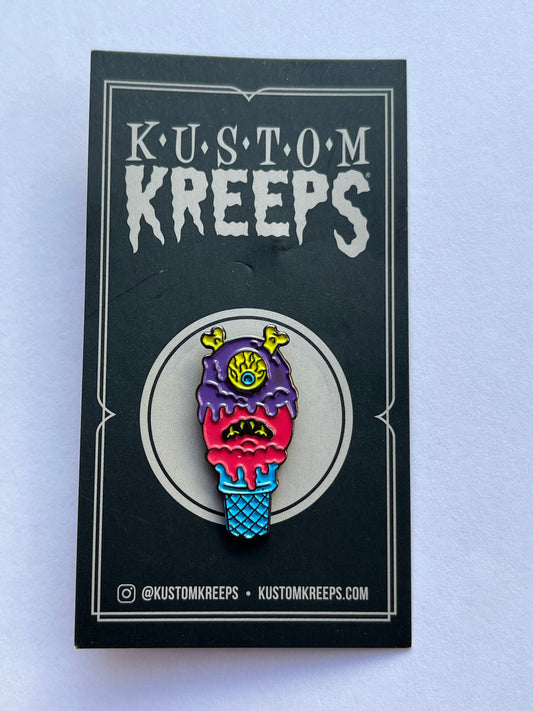 KUSTOM KREEPS I SCREAM PIN