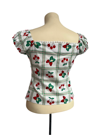 COLLECTIF - APPLE PEASANT TOP sz18