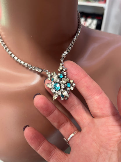 ANTIQUE TURQUOISE STARBUST NECKLACE