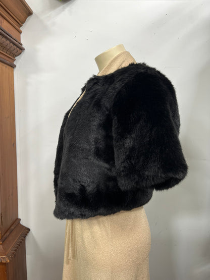 HOLLY BRACKEN - FUR JACKET sz 12