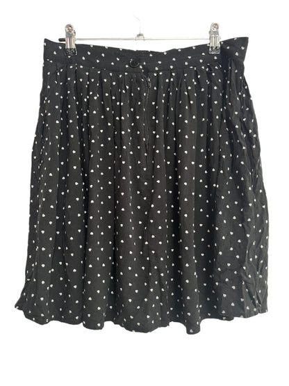 HELLBUNNY - HEART SKATER SKIRT SZ 12