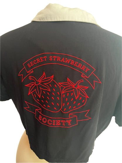 BLACK FRIDAY - Strawberry shirt sz 18