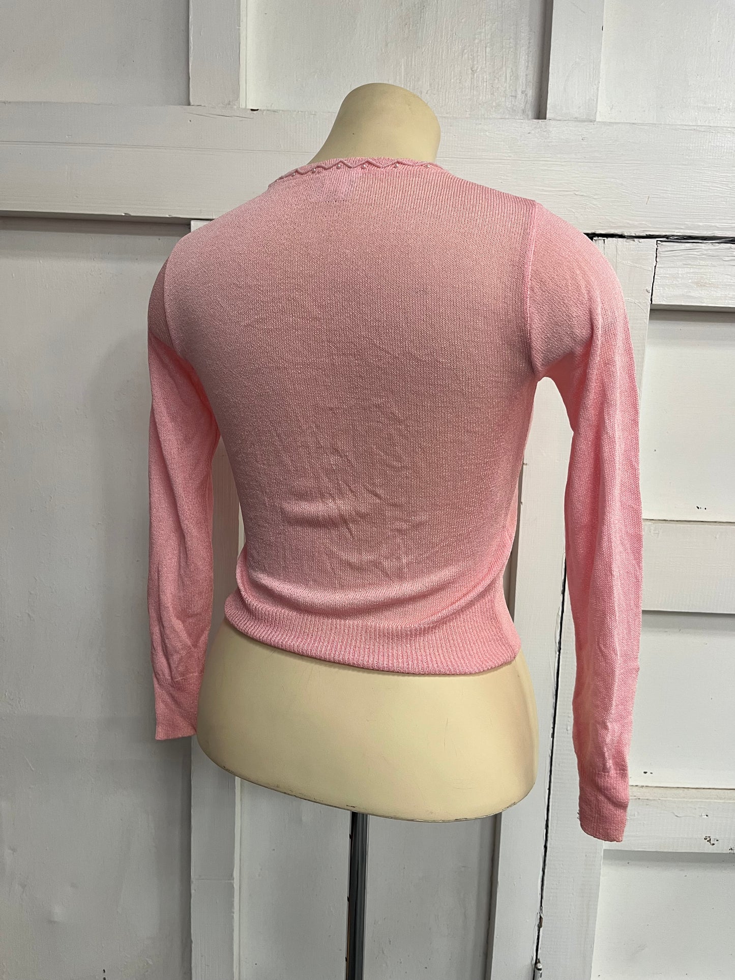 EARLYBIRD - FINE PINK KNIT TOP SZ 10