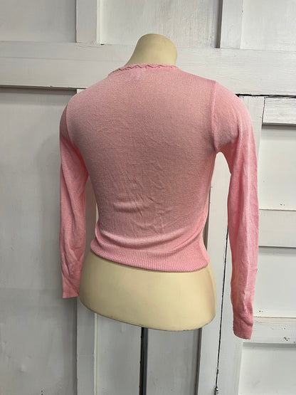 EARLYBIRD - FINE PINK KNIT TOP SZ 10