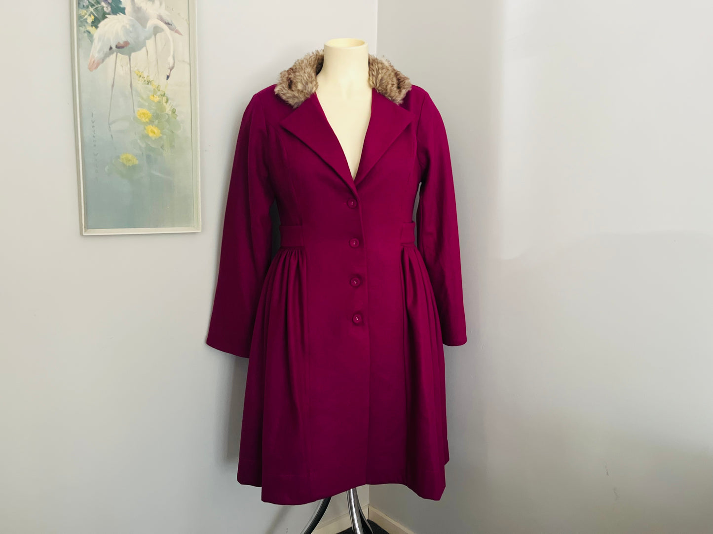 KITTEN D'AMOUR PINK COAT sz 14