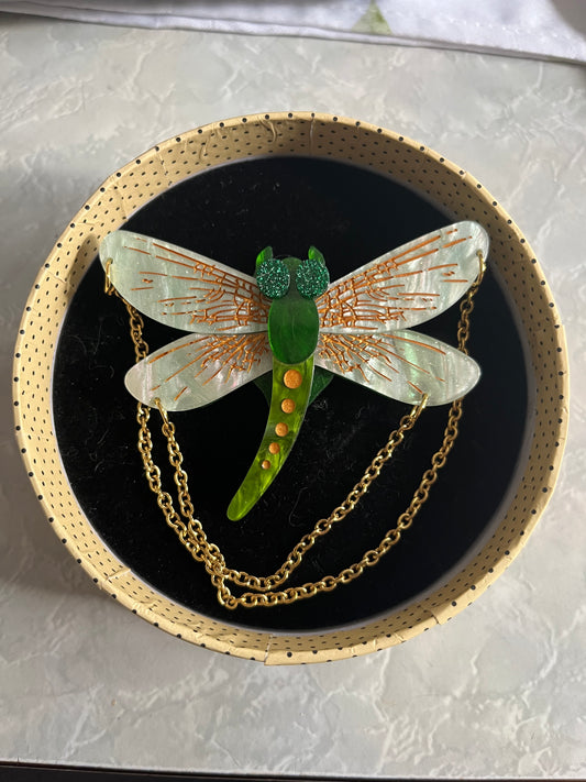 AS THE DRAGON FLIES BROOCH