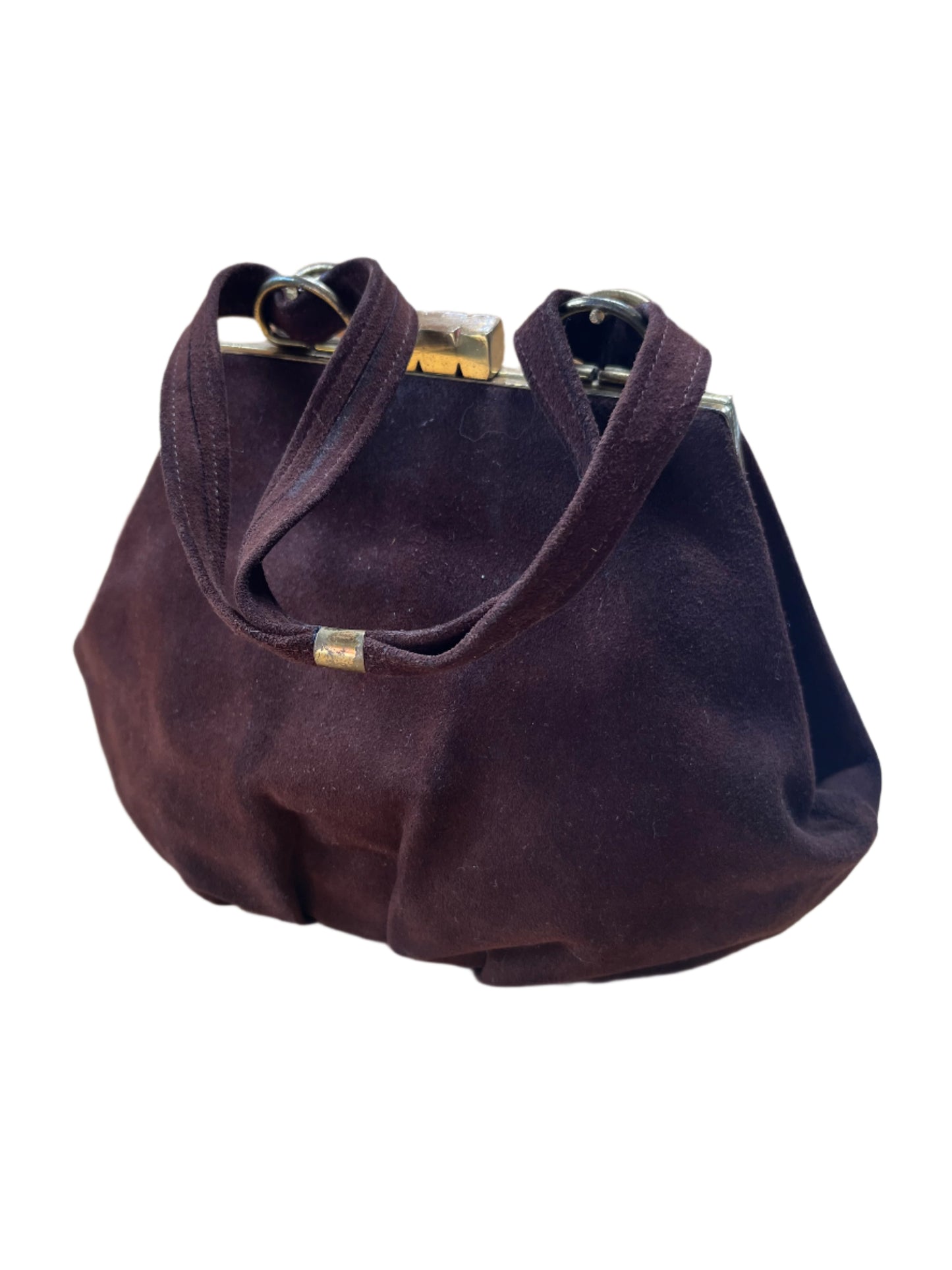 PICADILLY - BROWN SUEDE BAG