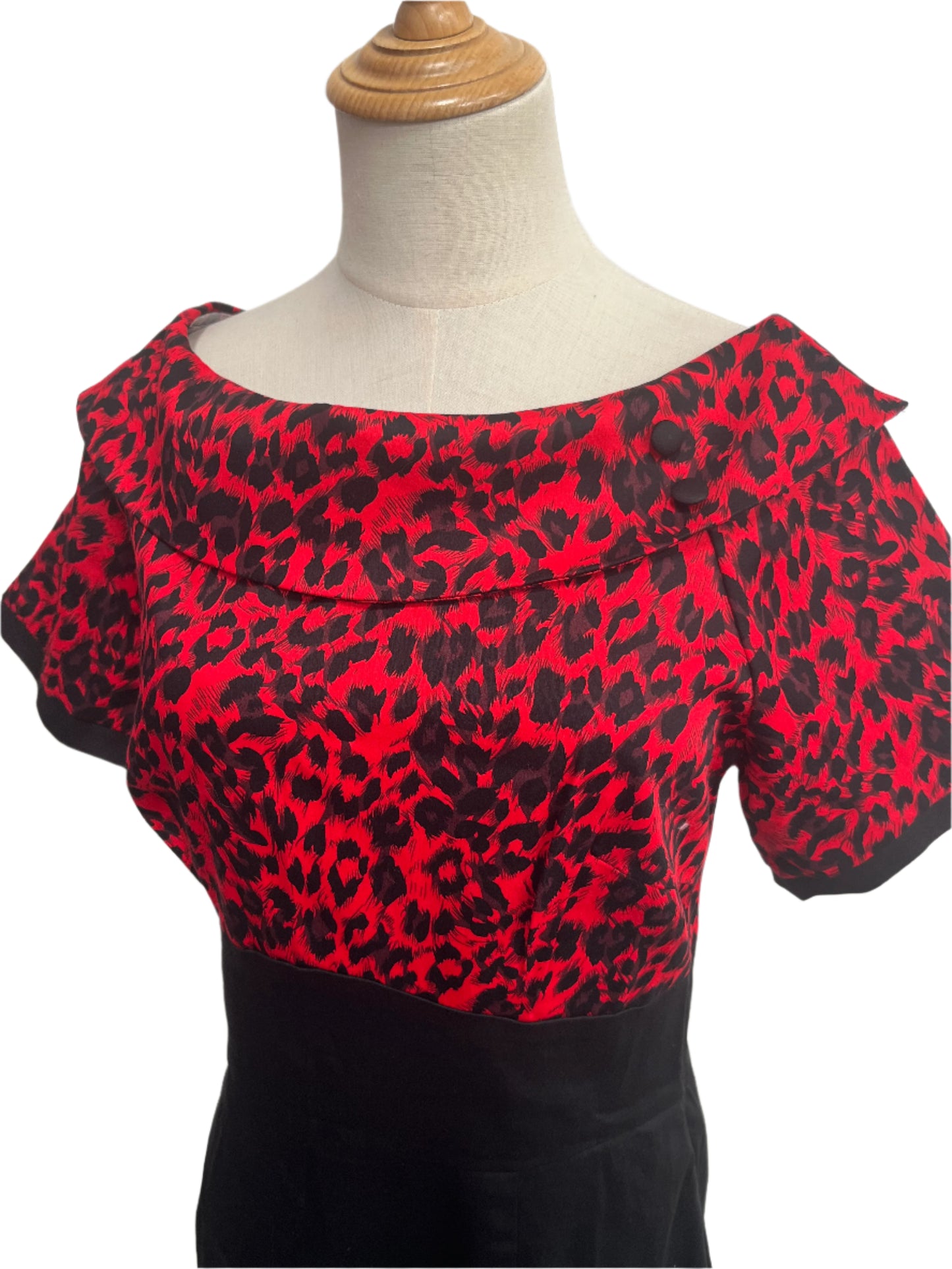 JOE BROWNS - LEOPARD WIGGLE DRESS SZ 12