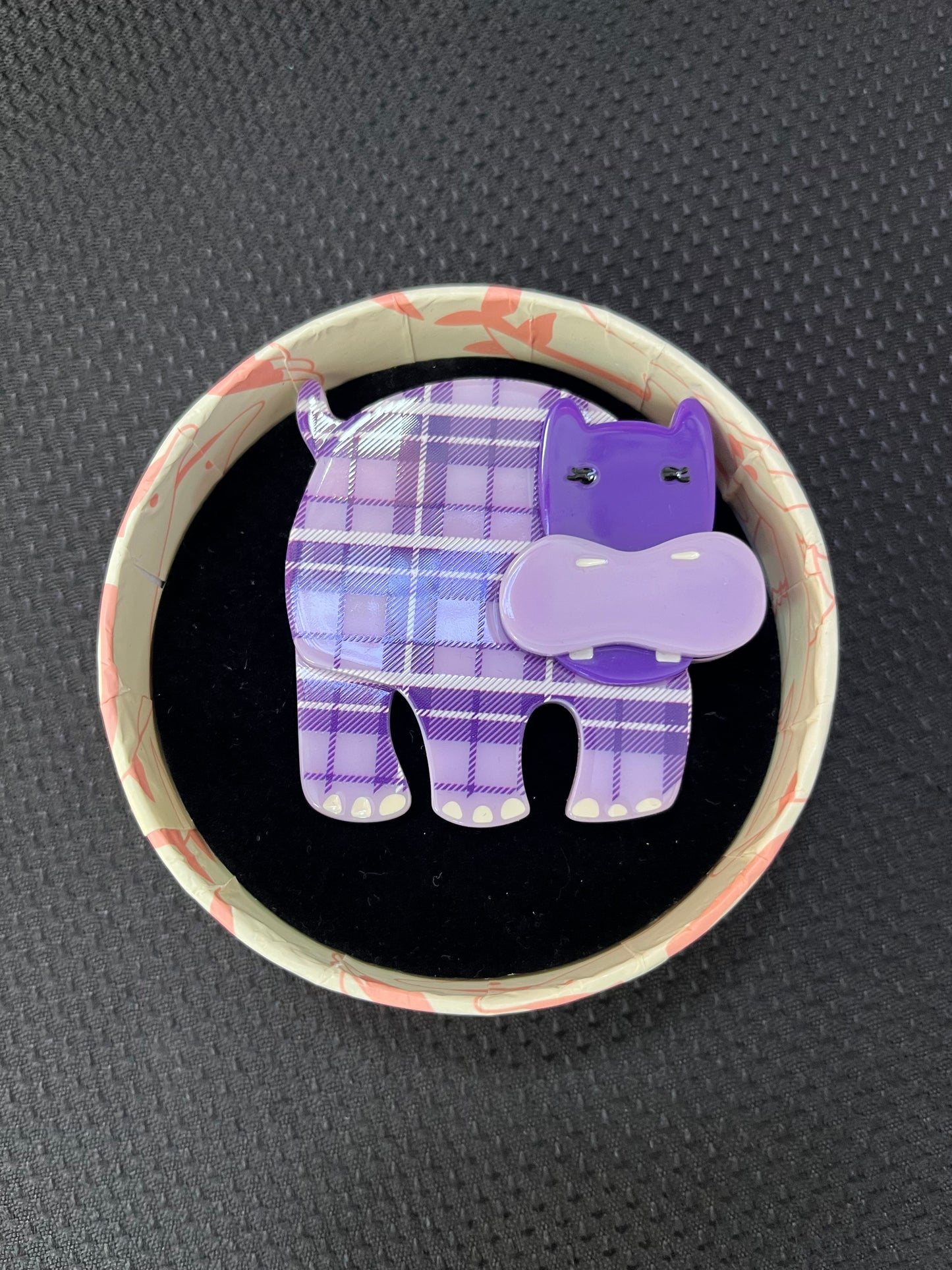 ERSTWILDER - HILDA HIPPO BROOCH