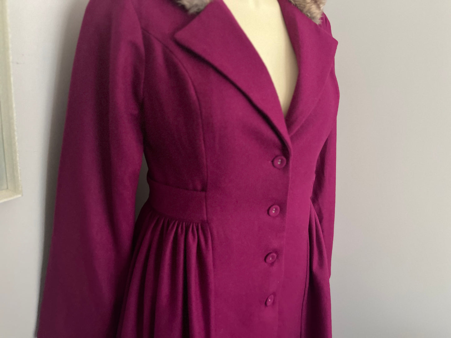 KITTEN D'AMOUR PINK COAT sz 14