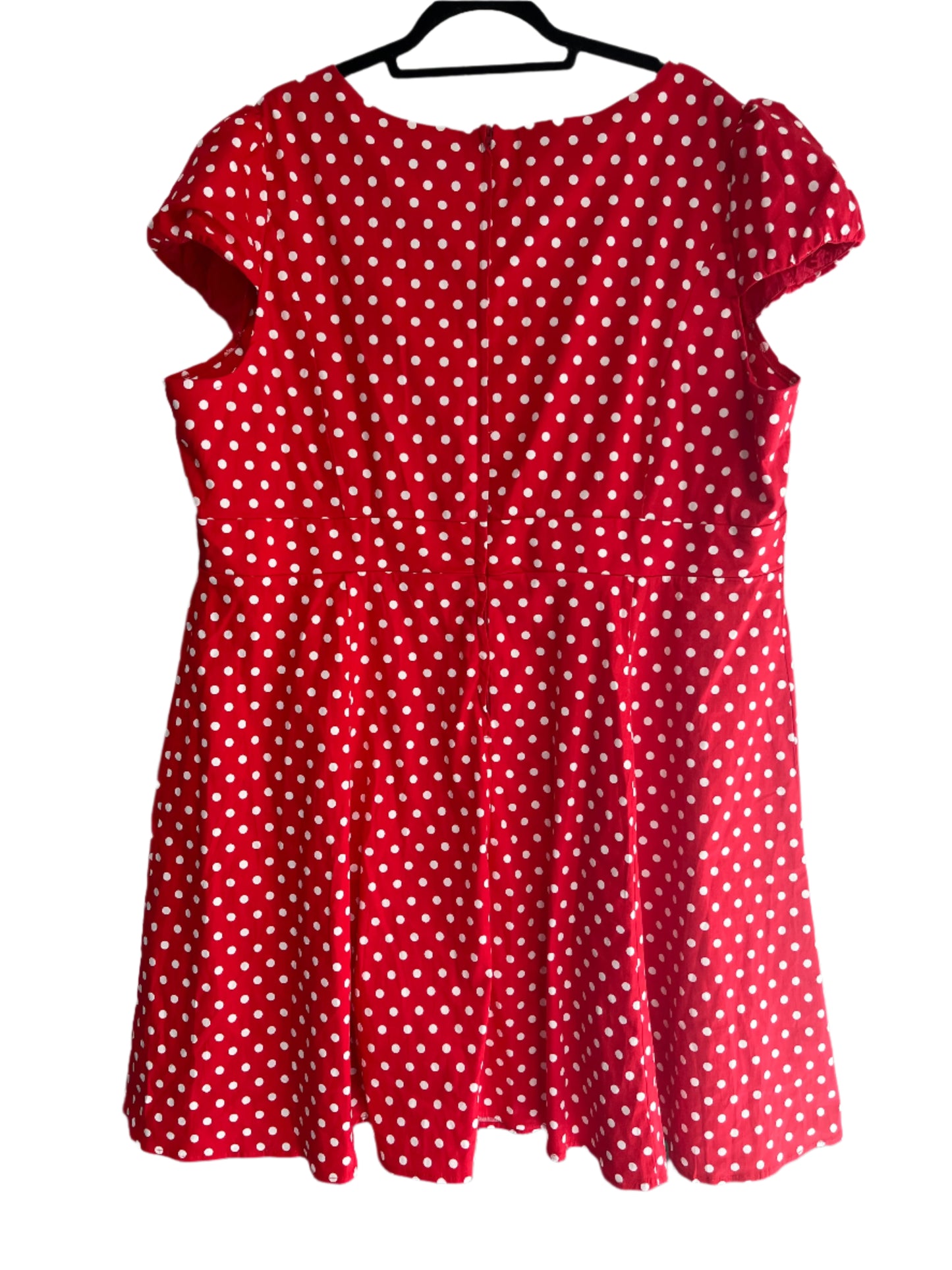 DOLLY & DOTTY - RED POLKADOT DRESS SZ28