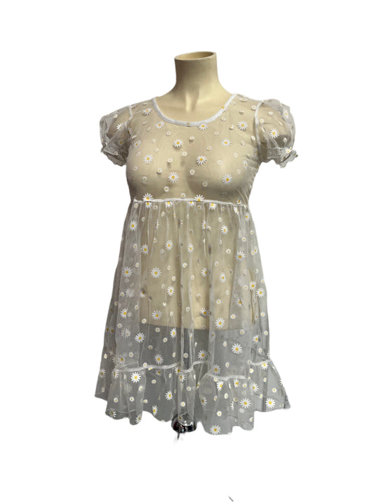 DANGERFIELD - SHEER DAISY DRESS SZ 12