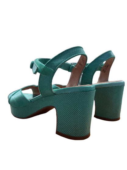 MIZ MOOZ - CANDY GREEN HEELS sz 7