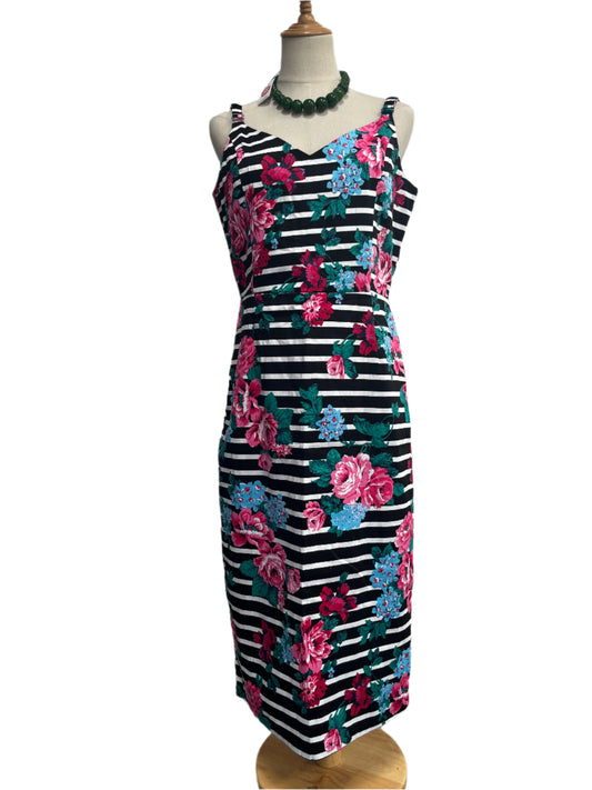 LOUELLA DEVILLE - VIBRANT WIGGLE DRESS SZ 12