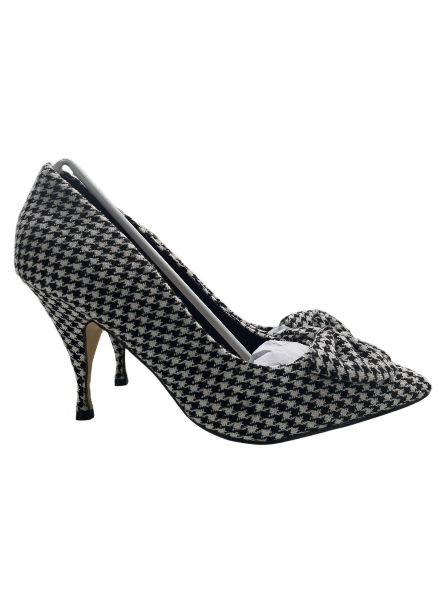 LINDY BOP - HOUNDSTOOTH BOW HEELS sz 10