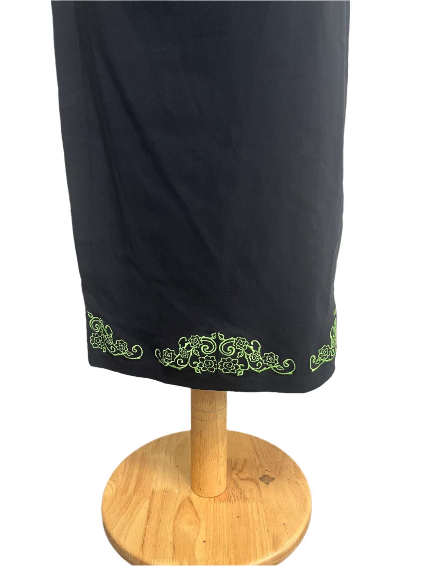 PINUP COUTURE - BLACK & GREEN SKULL DRESS SZ 10