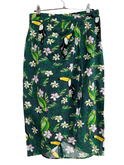 COLLECTIF - TOUCHAN TROPICAL SKIRT sz 8