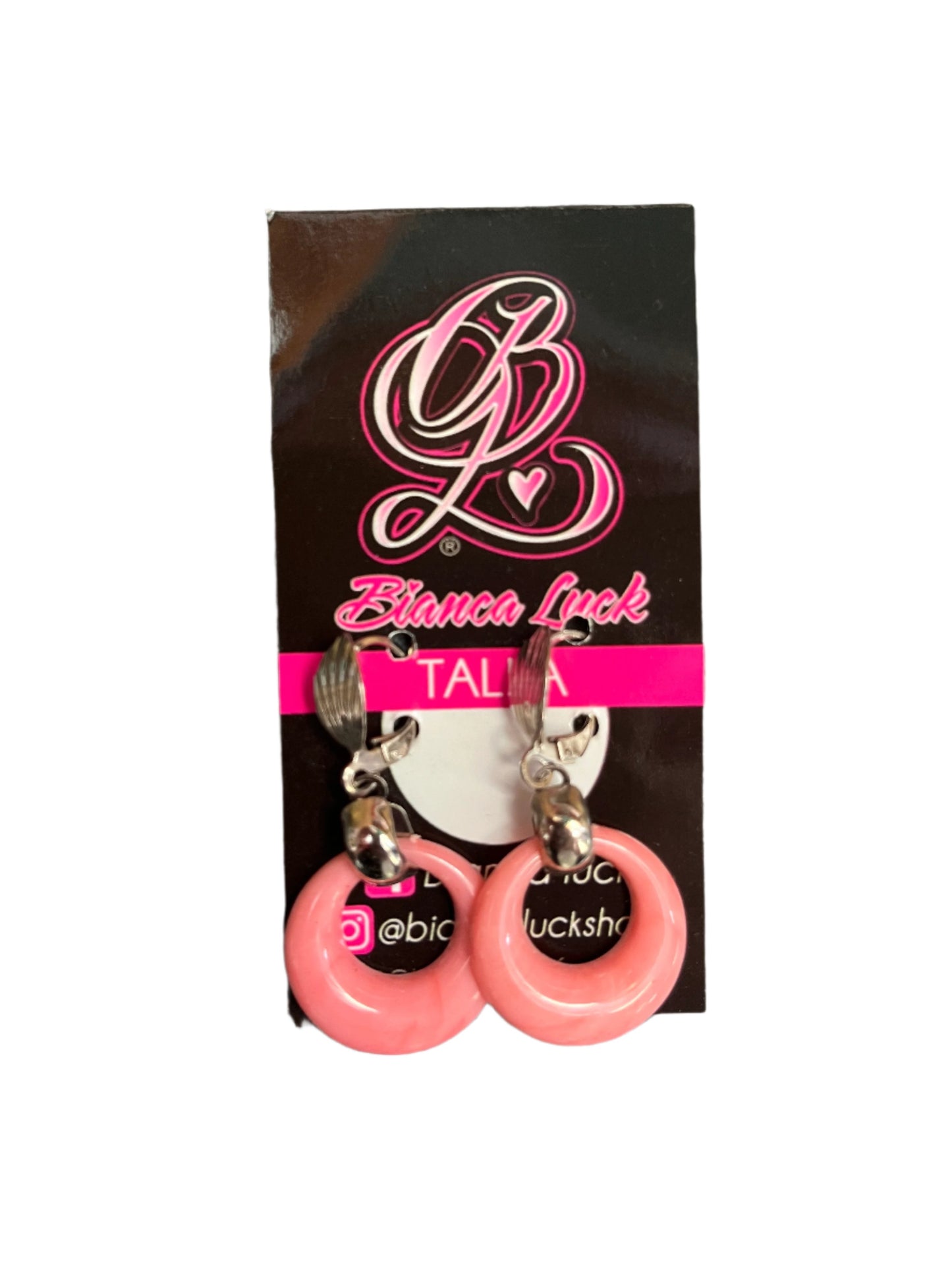 BIANCA LUCK - PINK EARRINGS