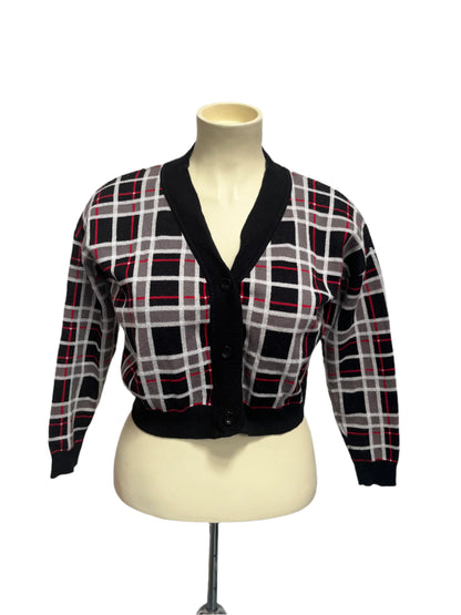 BLACK FRIDAY - TARTAN CARDIGAN freesize