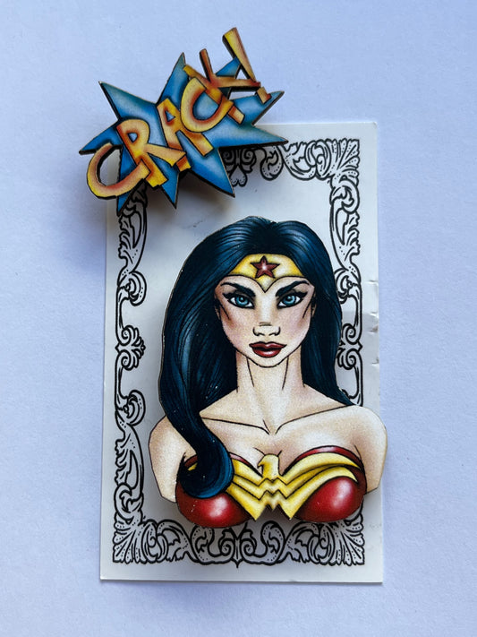 HUNGRY DESIGNS - WONDER WOMAN BROOCH