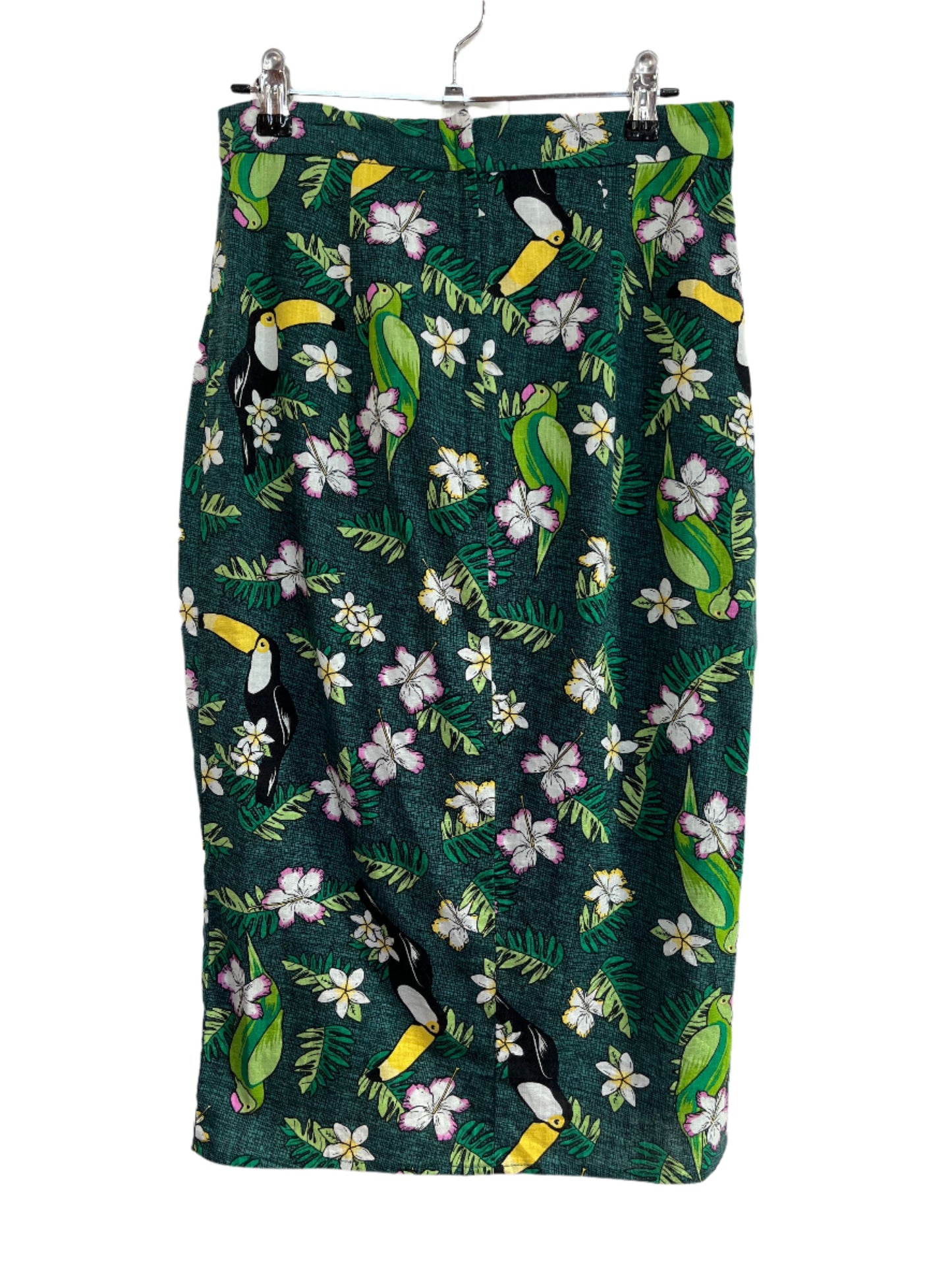 COLLECTIF - TOUCHAN TROPICAL SKIRT sz 8