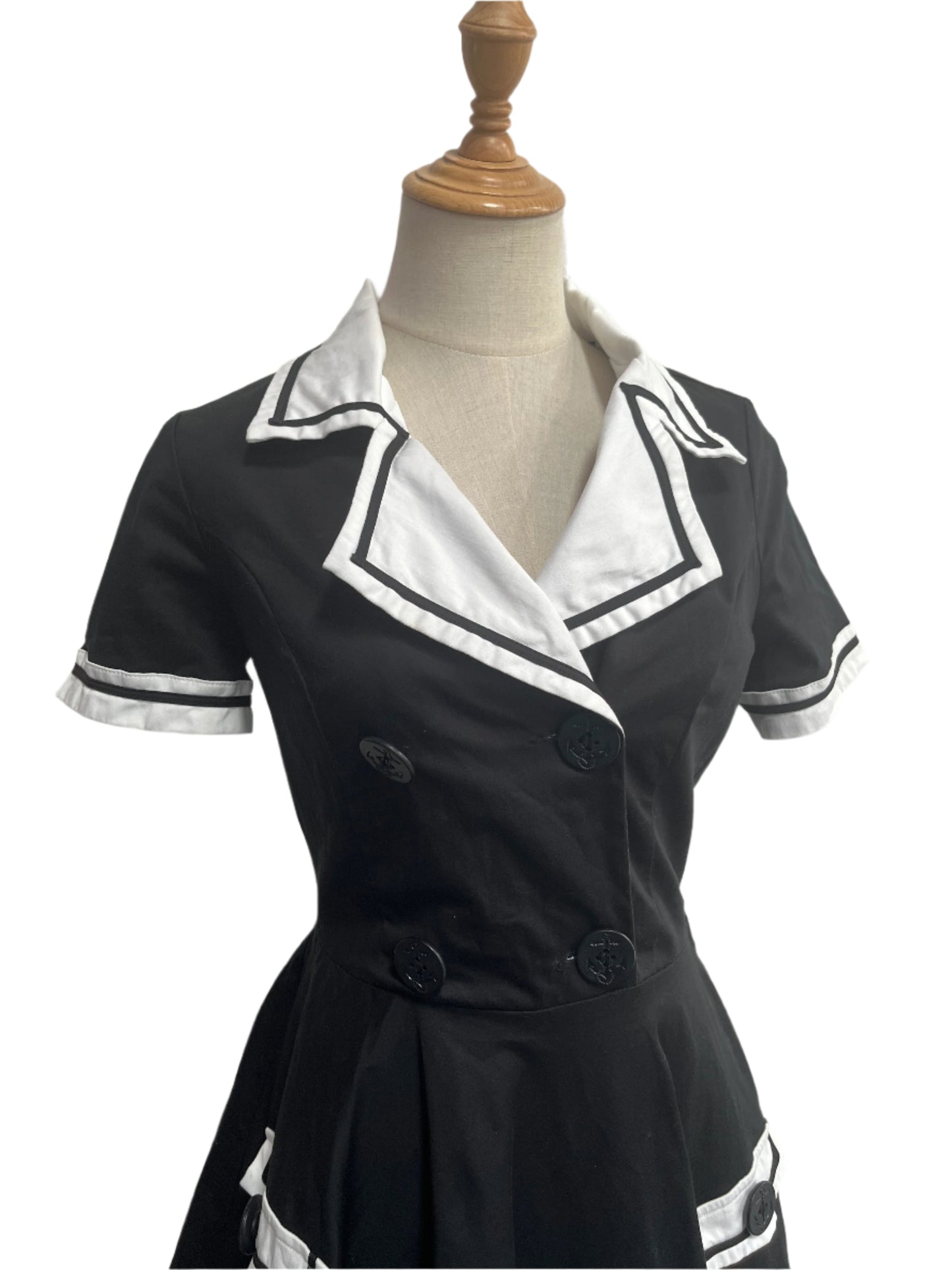 HELLBUNNY - NAUTICAL DRESS SZ 12