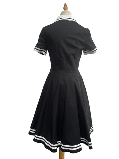 HELLBUNNY - NAUTICAL DRESS SZ 12