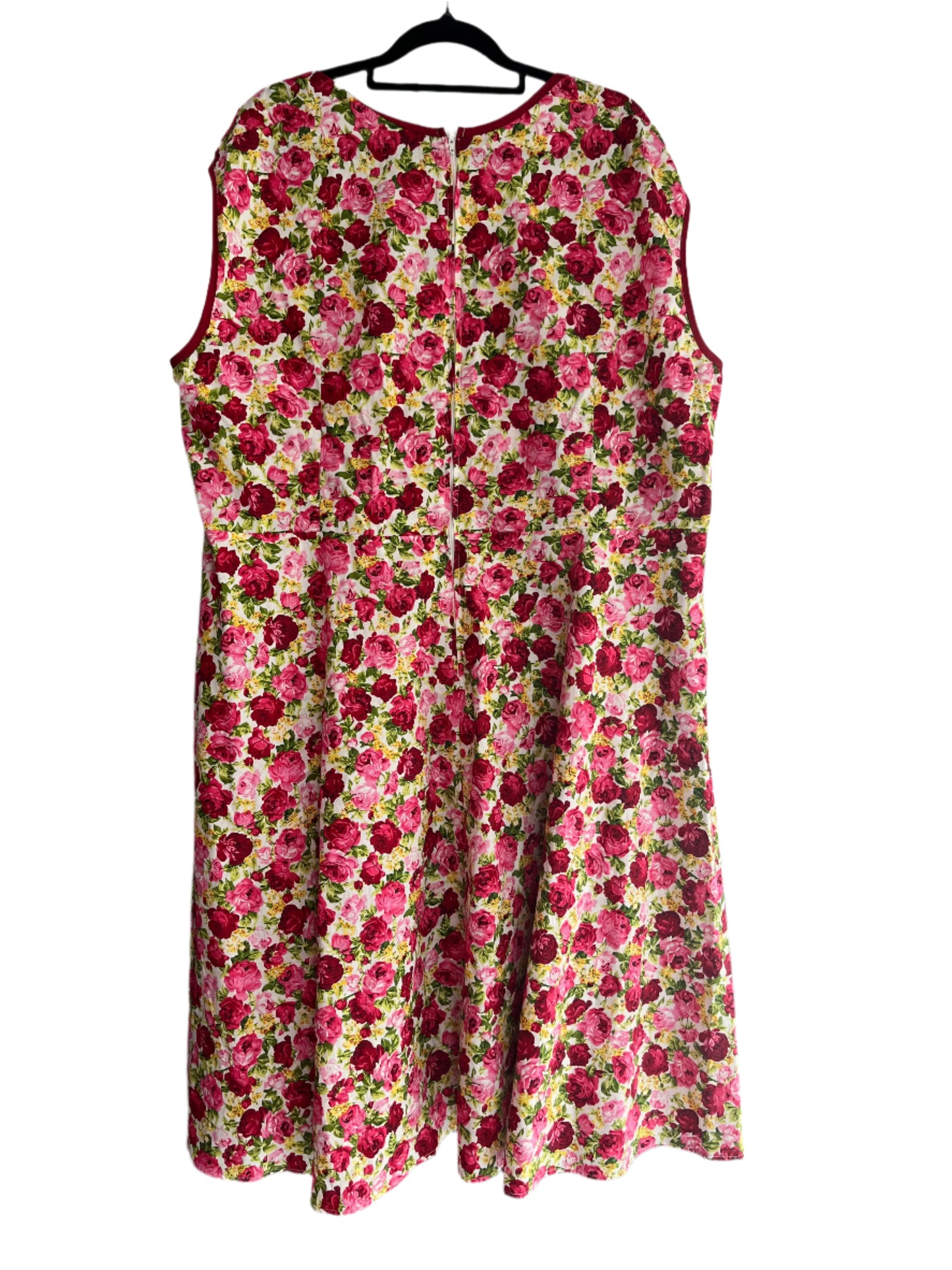 LAURINA JEAN - PINK FLORAL DRESS SZ28