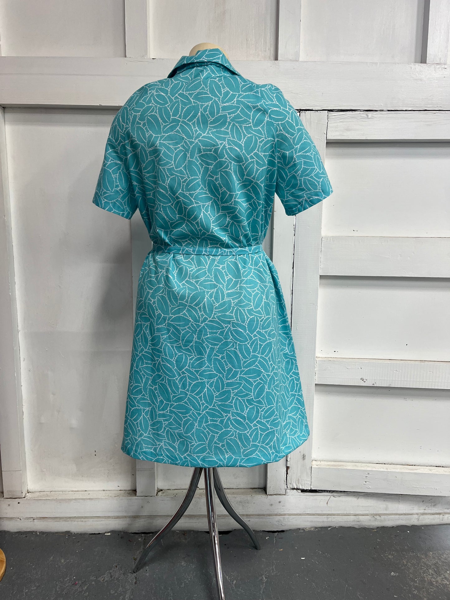 MINT LEAF SHIRT WAISTER DRESS sz 18