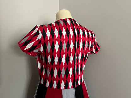 BAD GIRL HARLEQUIN DRESS sz 2xl /18