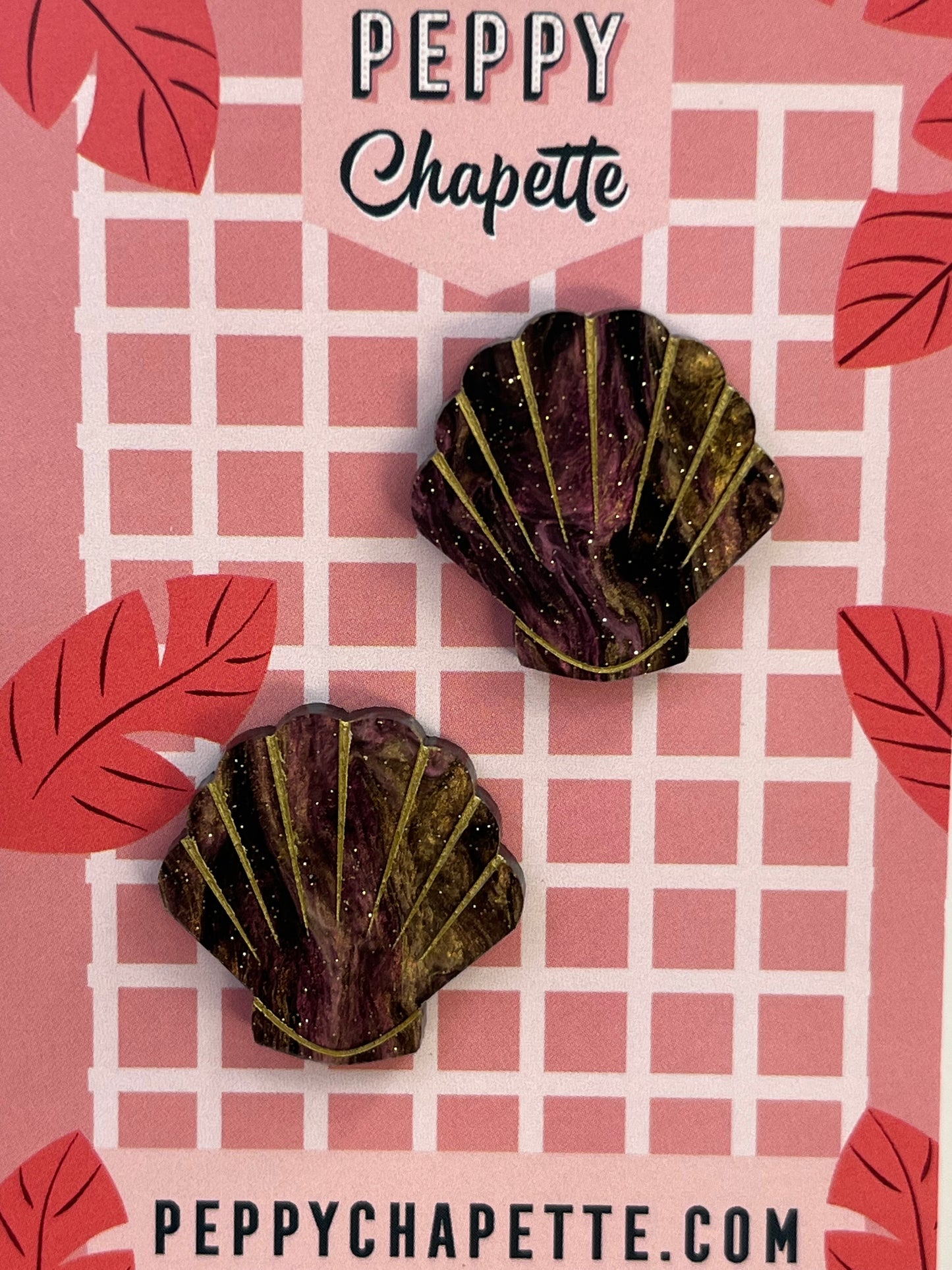 PEPPY CHAPETTE - SHELL EARRINGS