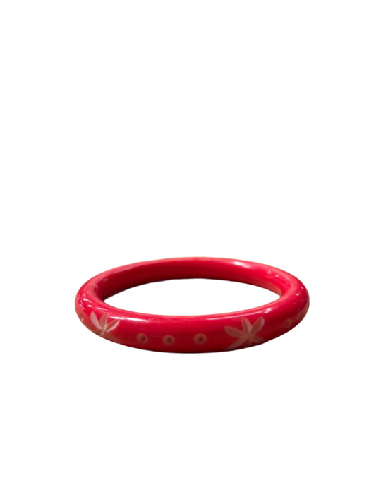 SPLENDETTE - RASPBERRY DUOTONE NARROW BANGLE