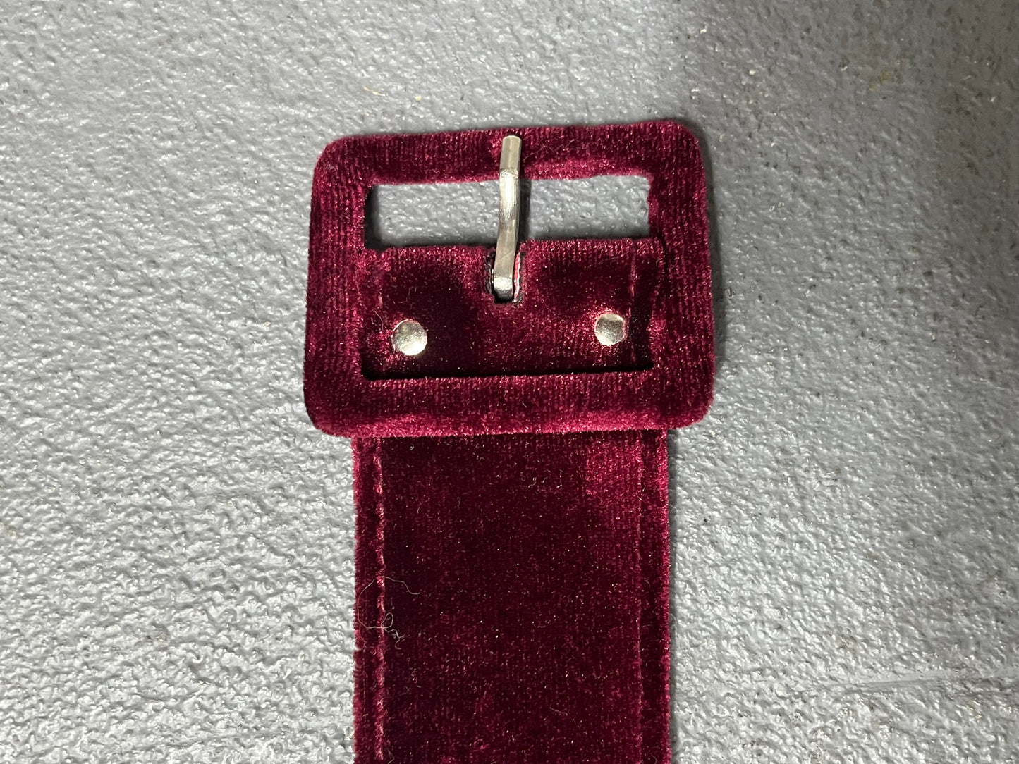 CRIMSON VELVET BELT 3xl