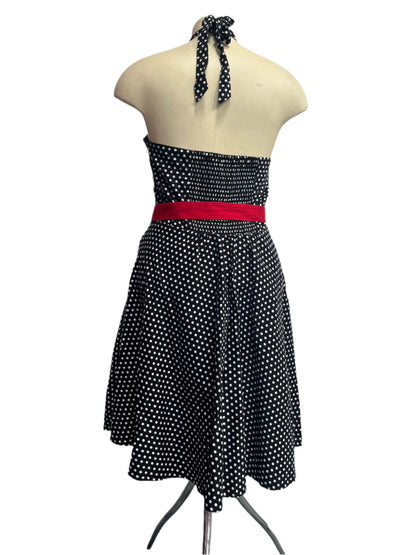 CITY CHIC - POLKADOT HALTER DRESS SZ XL