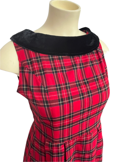 TARTAN DRESS SZ 14