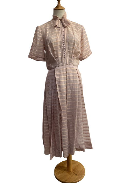 BLUSH 1940s DRESS sz 10