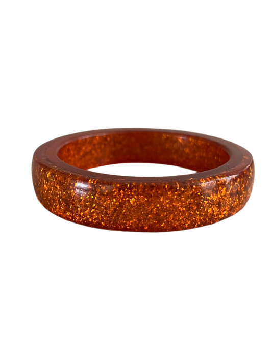 ORANGE GLITTER BANGLE - MAIDEN