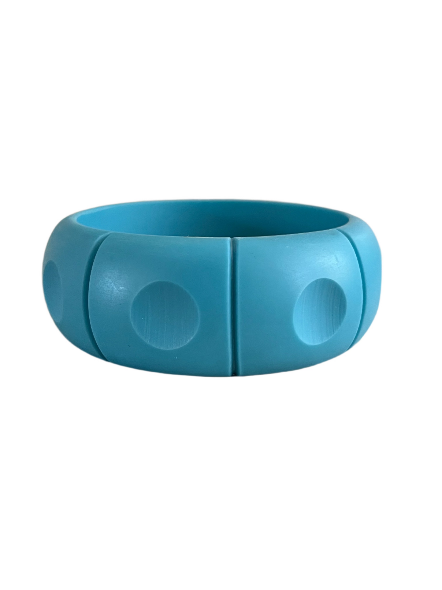 CARIBBEAN BLUE MATTE BANGLE