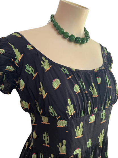 COLLECTIF - CACTUS DRESS sz14