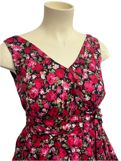 LAURINA JEAN - FLORAL SWING DRESS sz 14