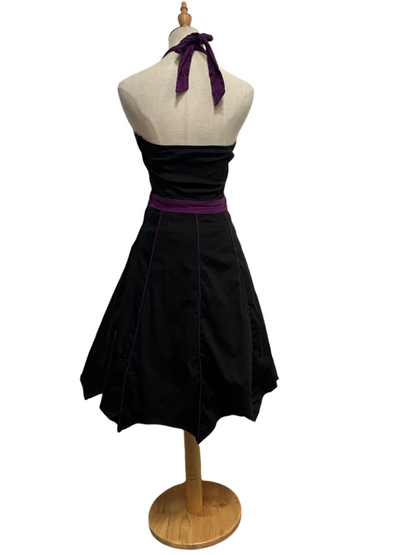 BANNED - PURPLE & BLACK BAT DRESS sz8