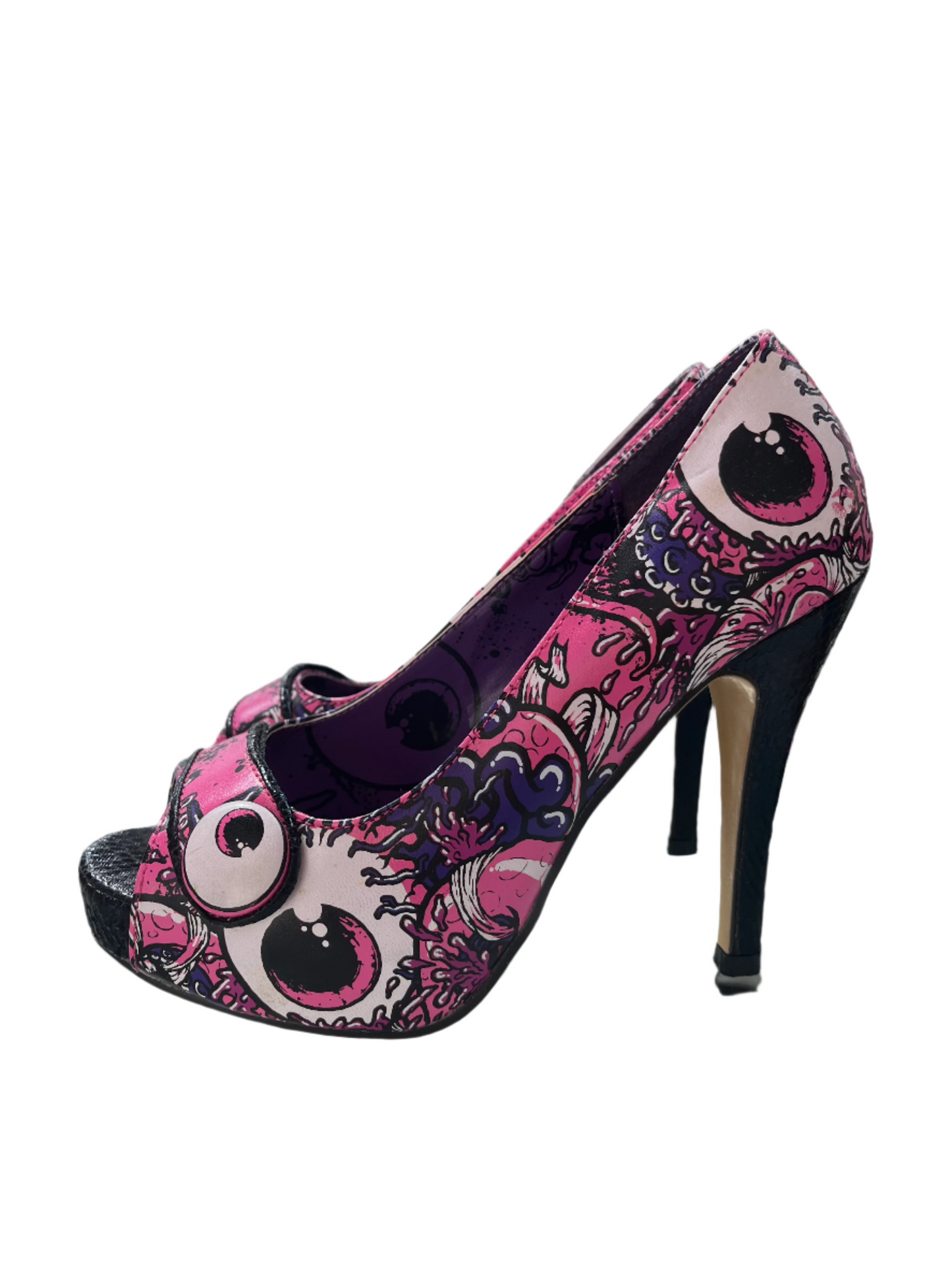 IRONFIST - EYEBALL HEELS Sz 37