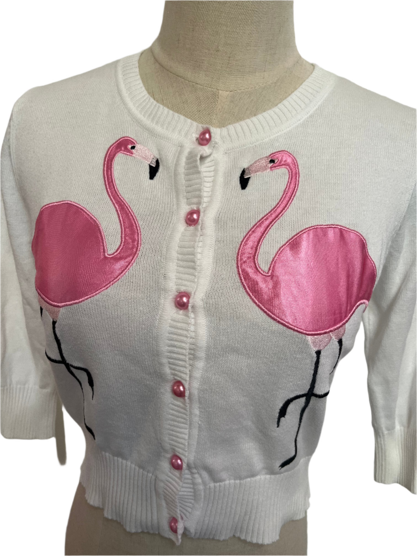 COLLECTIF - FLAMINGO CARIDGAN sz 10