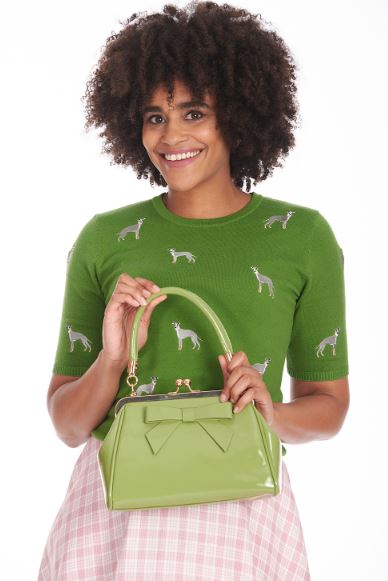 CALIFORNIA NIGHTS APPLE GREEN BAG