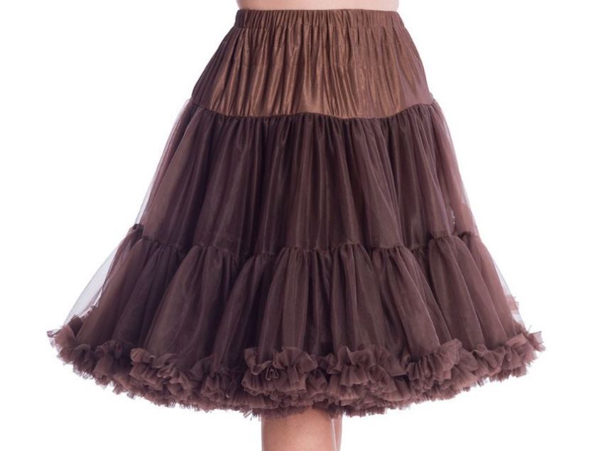 BROWN DOUBLE PETTICOAT