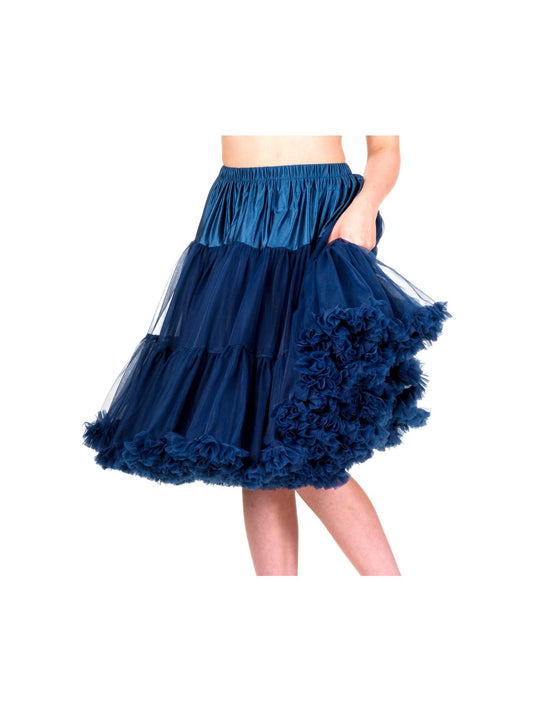 NAVY DOUBLE PETTICOAT