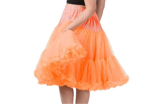 ORANGE DOUBLE PETTICOAT