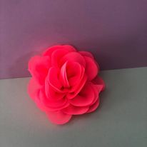 CHIFFON HAIR FLOWERS