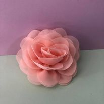 CHIFFON HAIR FLOWERS